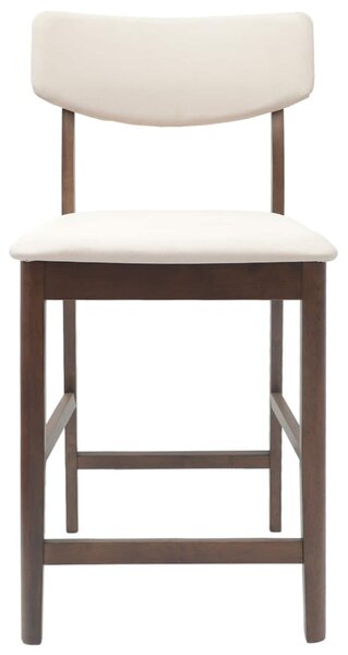 Étkező Székek 2 pcs Világos Barna 48 x 49 x 95 cm Tömör Gumi Fa