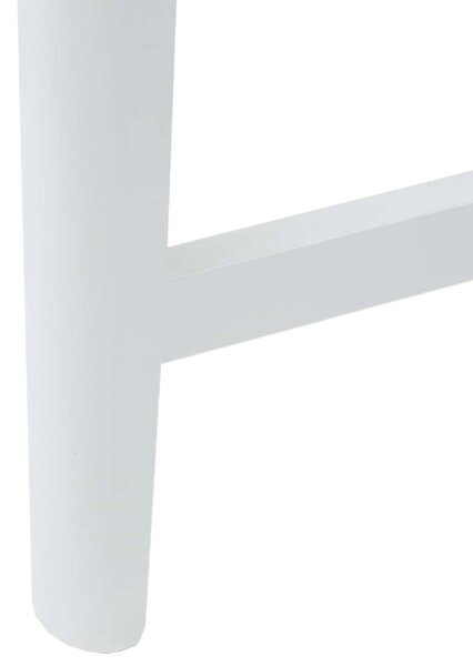 Étkező Székek 2 pcs Fehér 48 x 49 x 95 cm Tömör Gumi Fa