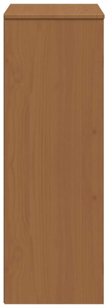 Kagy Karamell 90 x 35 x 100 cm Tömör fenyőfa és edzett üveg