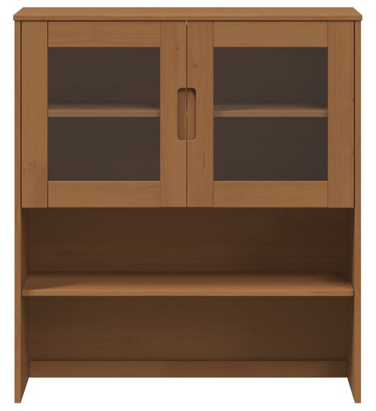 Kagy Karamell 90 x 35 x 100 cm Tömör fenyőfa és edzett üveg