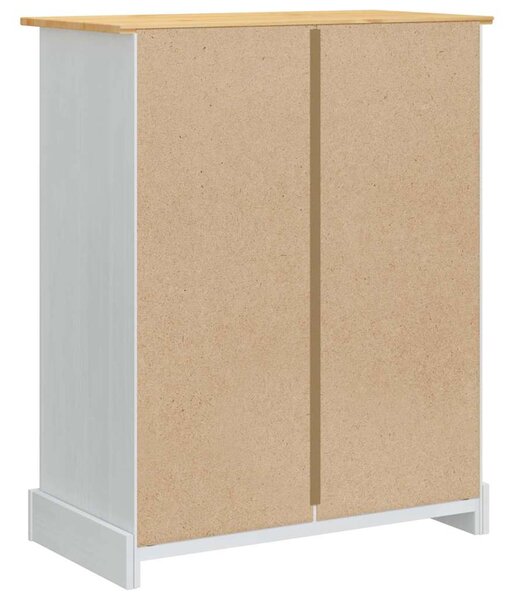 Tárolódobozok Corona Fehér 92 x 48 x 114 cm Tömör fenyőfa