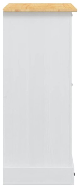 Tárolódobozok Corona Fehér 92 x 48 x 114 cm Tömör fenyőfa