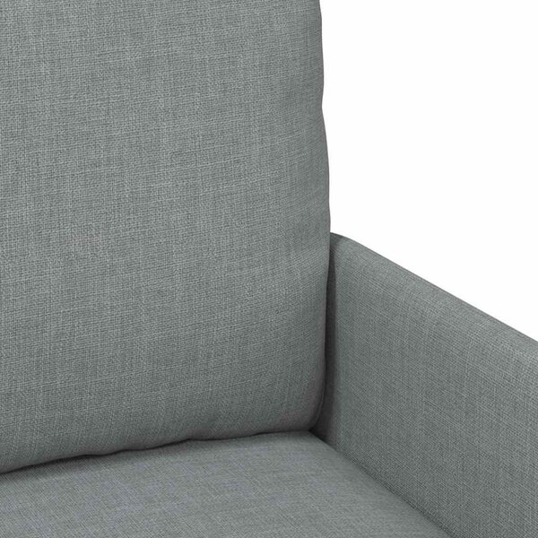 VidaXL Kanapék párnával 55cm Világosszürke Furnér