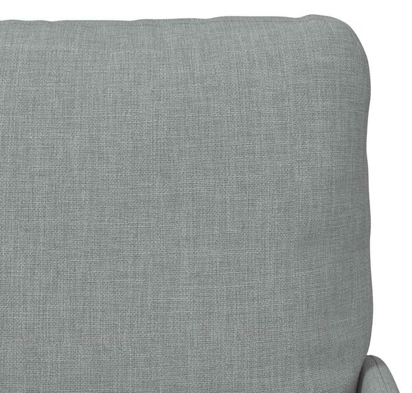VidaXL Kanapék párnával 55cm Világosszürke Furnér