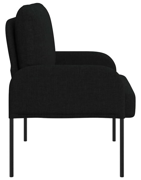 VidaXL Kanapék párnával 55cm Fekete Furnér