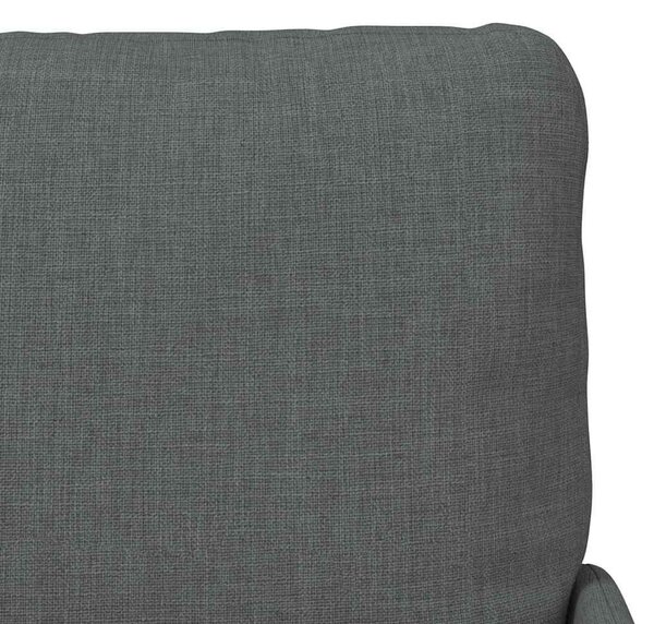 VidaXL Kanapék párnával 55cm Sötétszürke Furnér