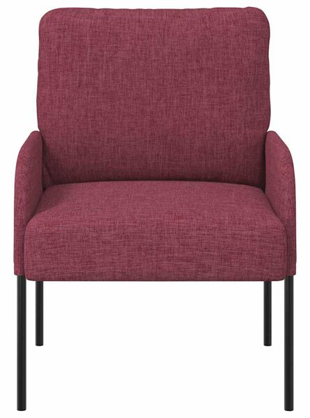 VidaXL Kanapék párnával 55cm Bordó Furnér