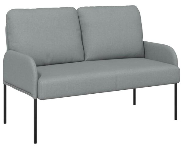 Kanapék párnával 110cm Világosszürke Furnér