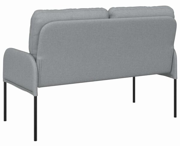 Kanapék párnával 110cm Világosszürke Furnér