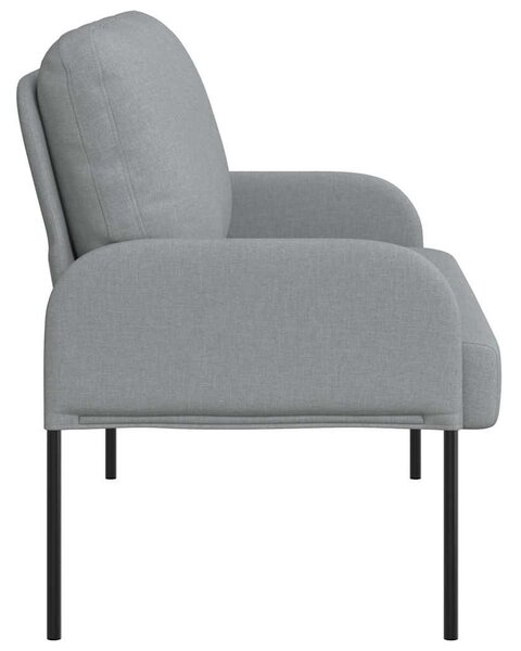 Kanapék párnával 110cm Világosszürke Furnér