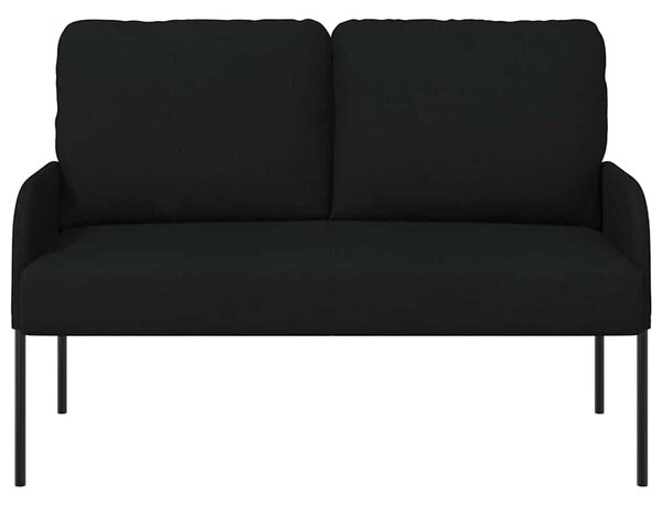 Kanapék párnával 110cm Fekete Furnér