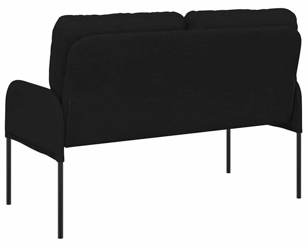Kanapék párnával 110cm Fekete Furnér