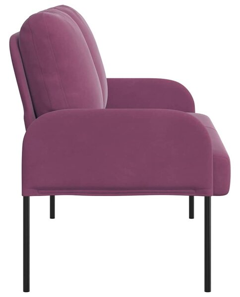 Kanapék párnával 110cm Lila Furnér