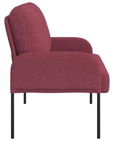Kanapék párnával 110cm Bordó Furnér