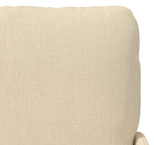 VidaXL Kanapék párnával 110cm Krém Furnér