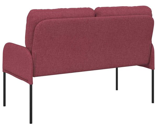 Kanapék párnával 110cm Bordó Furnér