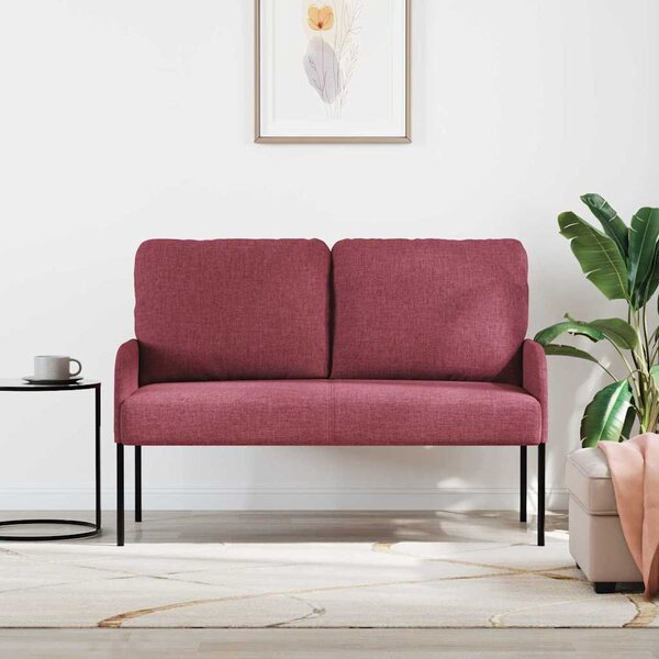 Kanapék párnával 110cm Bordó Furnér