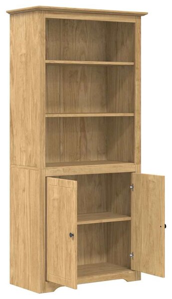 Könyvszekrény BODO Méz barna 82 x 40 x 173 cm Faanyag
