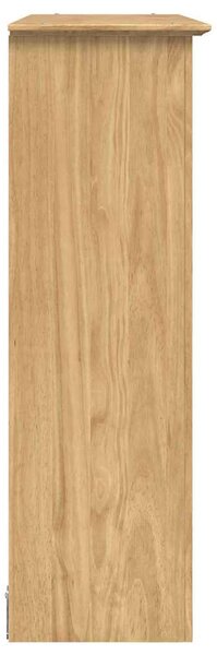 Üvegajtós tároló BODO Méz barna 115,5 x 38,5 x 117,7 cm