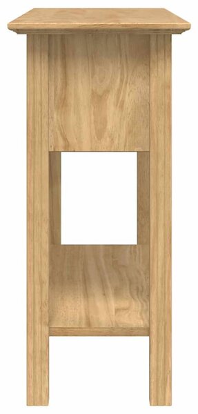 Konzolasztal fiókkal BODO Méz barna 91 x 34.7 x 74 cm Faanyag