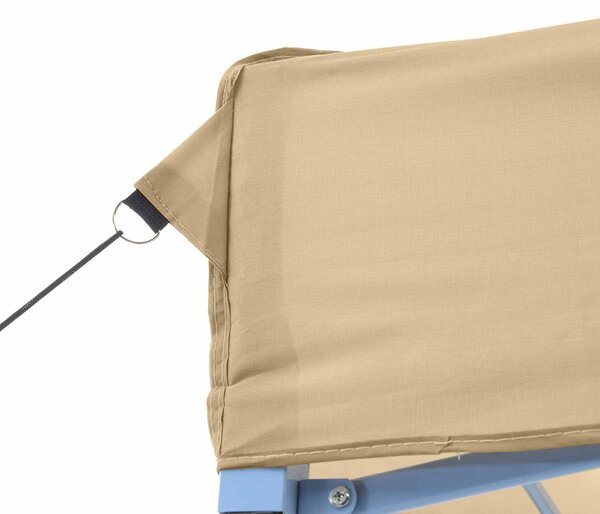 Partysátor Bézs 200 x 200 x 306 cm Oxford Szövet