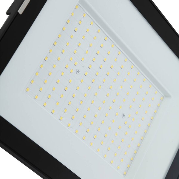 PRIOS Prios LED kültéri reflektor Maikel, 150W, 12000lm, fém, Fekete, Alumínium, Modern