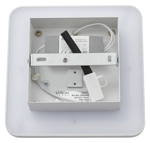 Lucande Elrik LED fali világítás, fekete, 22 cm magas, fém, Fekete, Folyosó, fém, Modern