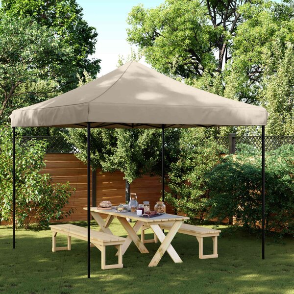 Partysátor Tópszínű 292 x 292 x 315 cm Oxford Szövet