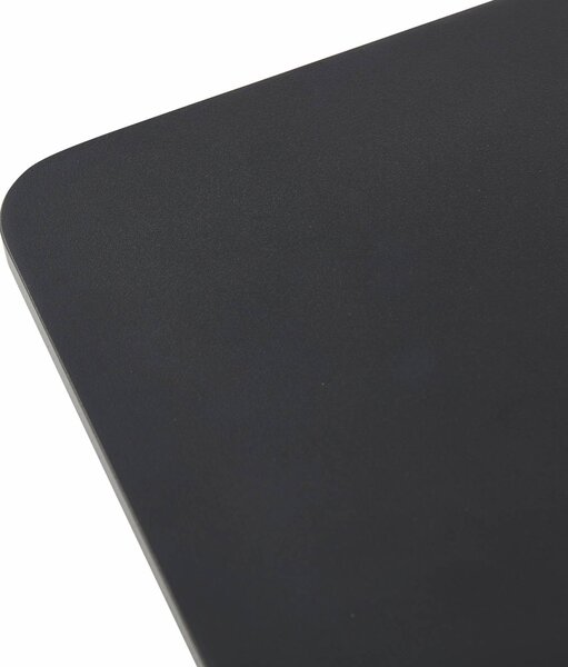 Lucande Elrik LED fali világítás, fekete, 22 cm magas, fém, Fekete, Folyosó, fém, Modern