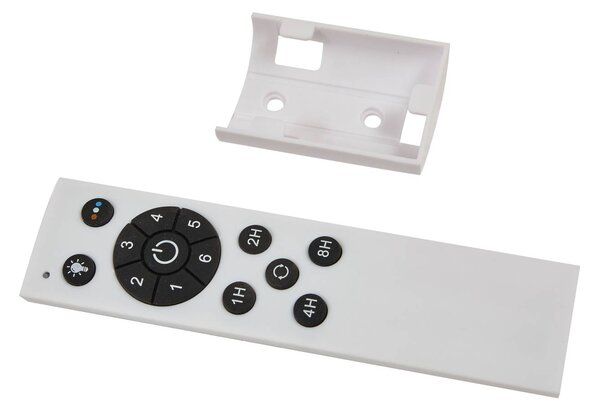 Lindby LED mennyezeti ventilátor Klasika, DC, csendes, 106 cm, CCT, Fehér / opál, Nappali / Étkező, fém