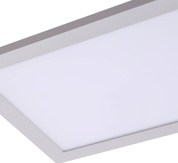Lindby LED panel Enhife, fehér, 80 x 20 cm, fém, 4.000 K, Fehér / opál, Dolgozószoba / Iroda, Modern