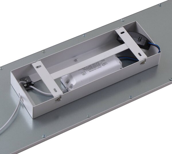 Lindby LED panel Enhife, fehér, 80 x 20 cm, fém, 4.000 K, Fehér / opál, Dolgozószoba / Iroda, Modern