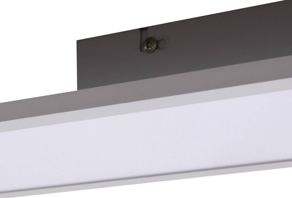 Lindby LED panel Enhife, fehér, 80 x 20 cm, fém, 4.000 K, Fehér / opál, Dolgozószoba / Iroda, Modern