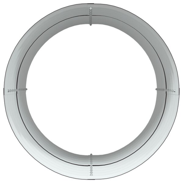 Kerti Magaságyás - Barna 80x80x81 cm Galvanizált Acél
