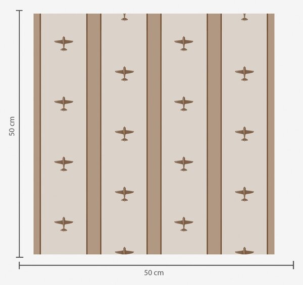 Tapéta Csíkos kis repülőgépek barna háttér előtt, Tapétá geometria, Tapétá geometria csíkok, a01171v2 : Uwalls.hu