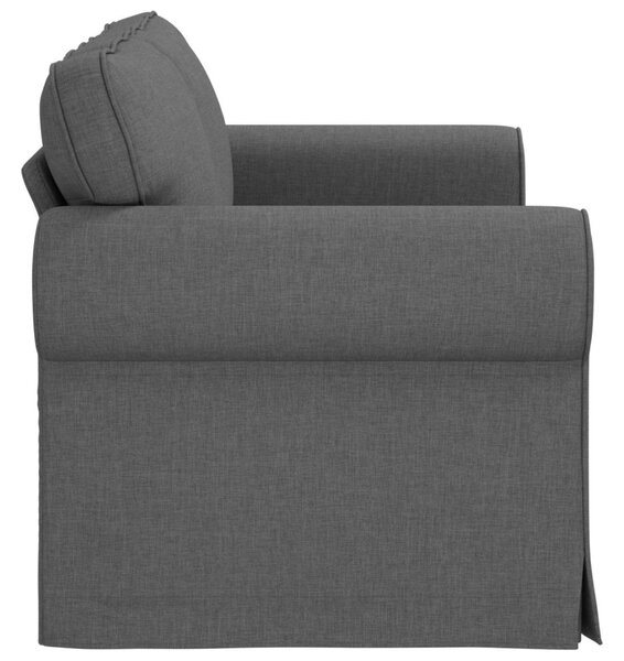VidaXL Kanapé Sötétszürke 155 x 82 x 80 cm szövet