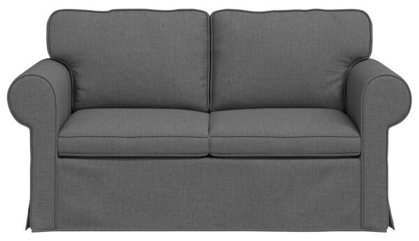 VidaXL Kanapé Sötétszürke 155 x 82 x 80 cm szövet