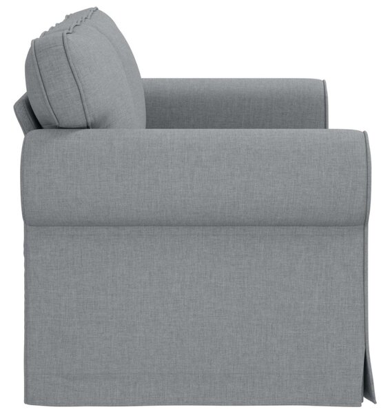 VidaXL Kanapé Világosszürke 155 x 82 x 80 cm szövet