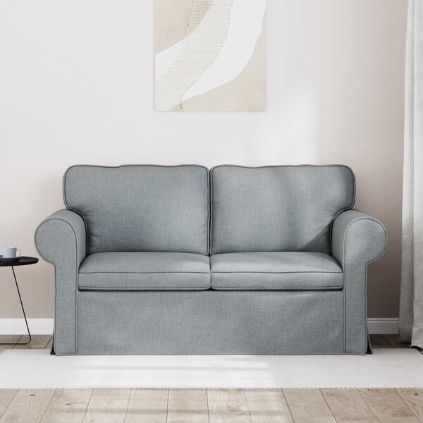 VidaXL Kanapé Világosszürke 155 x 82 x 80 cm szövet