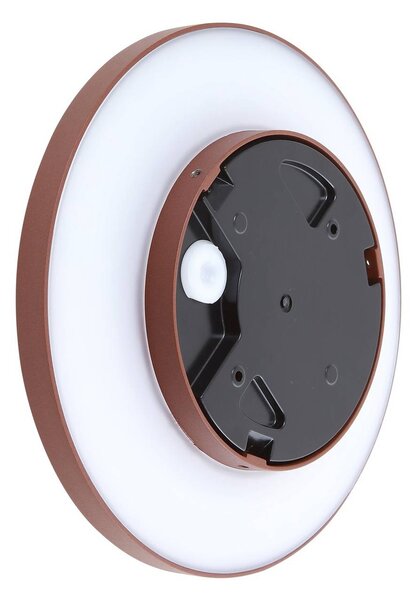 Lucande Kayana LED kültéri fali világítás, rozsdabarna, alumínium, 24 cm, Barna / rozsda, Alumínium, Modern