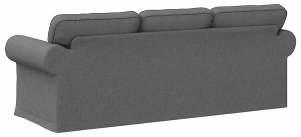 VidaXL Kanapé Sötétszürke 215 x 82 x 80 cm szövet