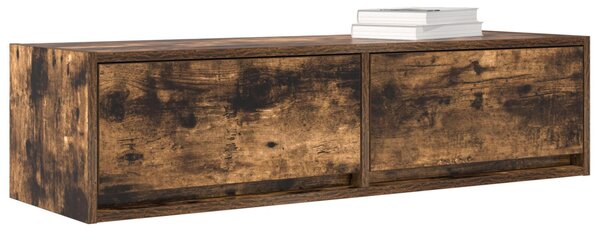 Televíziós szekrény Füstölt tölgy 100x31x25,5 cm Mérnöki fa