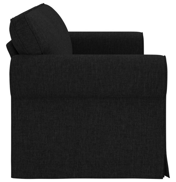 VidaXL Kanapé Fekete 215 x 82 x 80 cm szövet