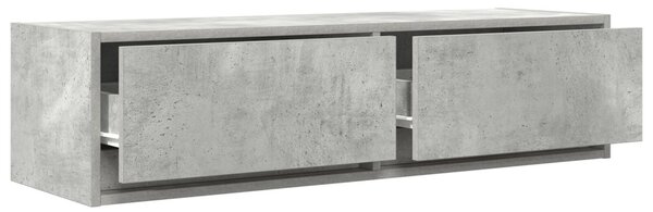 TV Szekrény Betongrey 100x31x25,5 cm Szerelt Fa