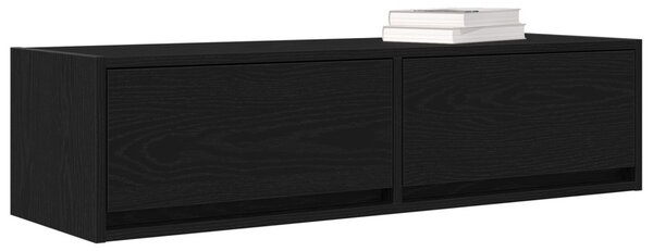 TV szekrény 100 x 31 x 25,5 cm Musta tammi Szerelt fa