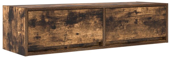 Televíziós szekrény Füstölt tölgy 100x31x25,5 cm Mérnöki fa