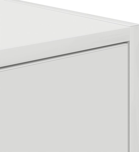 TV Szekrény Fehér 100x31x25,5 cm Műszaki Fa