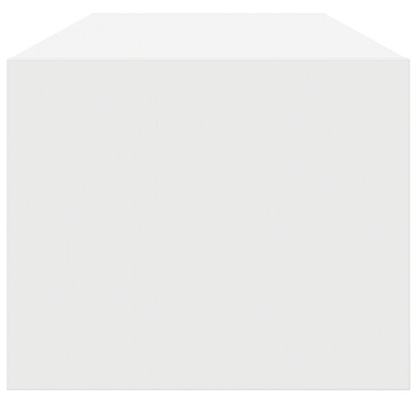 TV Szekrény Fehér 100x31x25,5 cm Műszaki Fa
