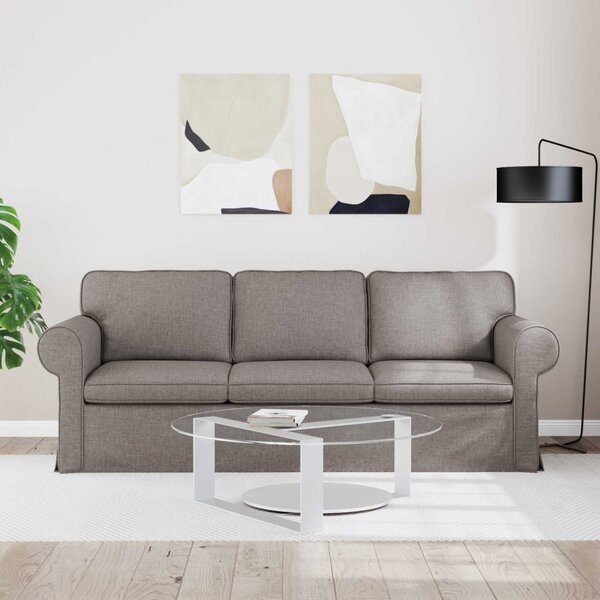 Kanapé Tópszínű 215 x 82 x 80 cm szövet
