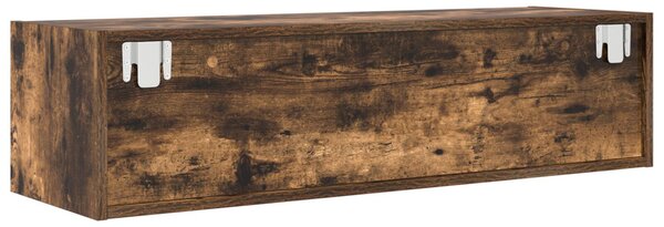 Televíziós szekrény Füstölt tölgy 100x31x25,5 cm Mérnöki fa
